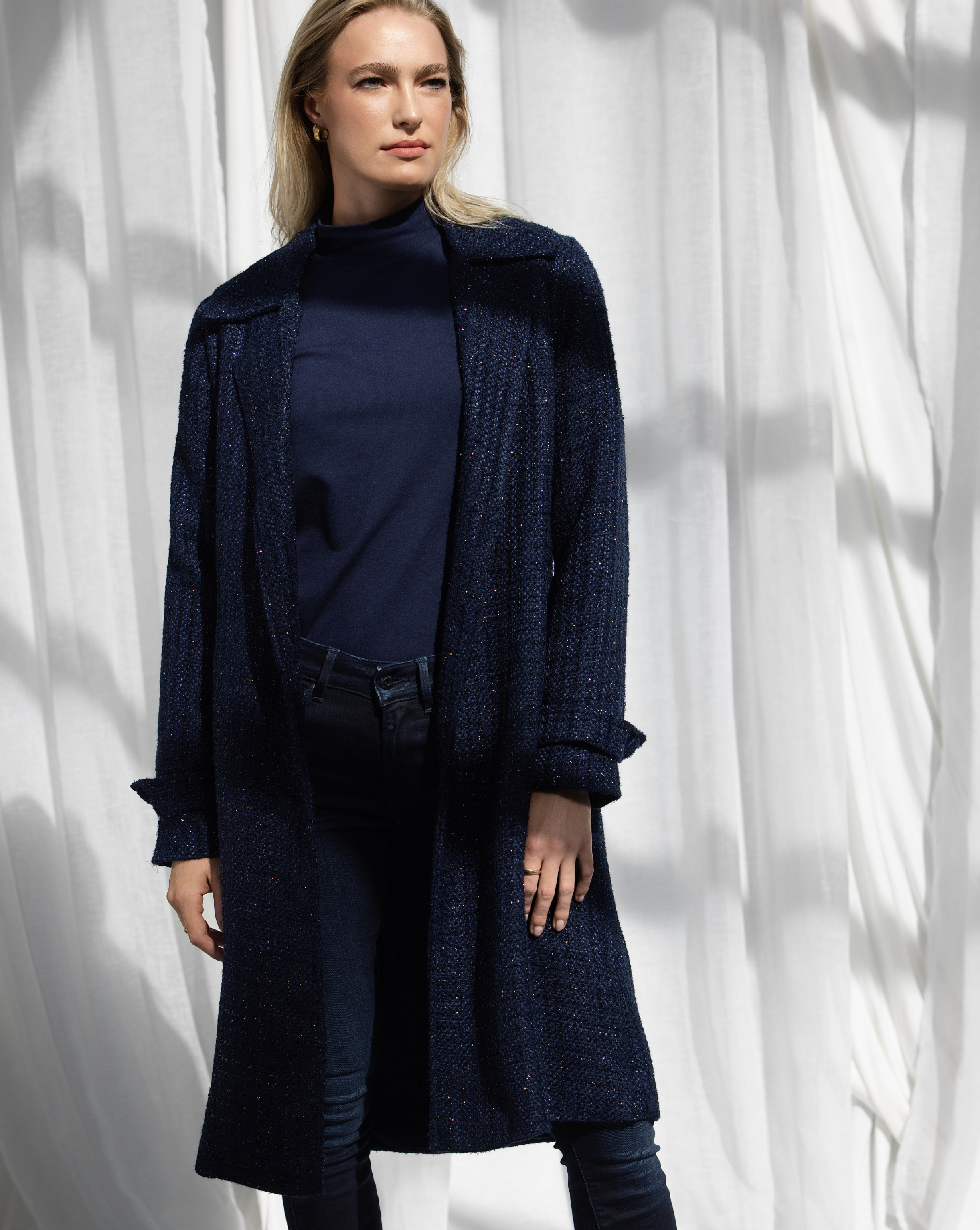 Vanya Coat | Navy