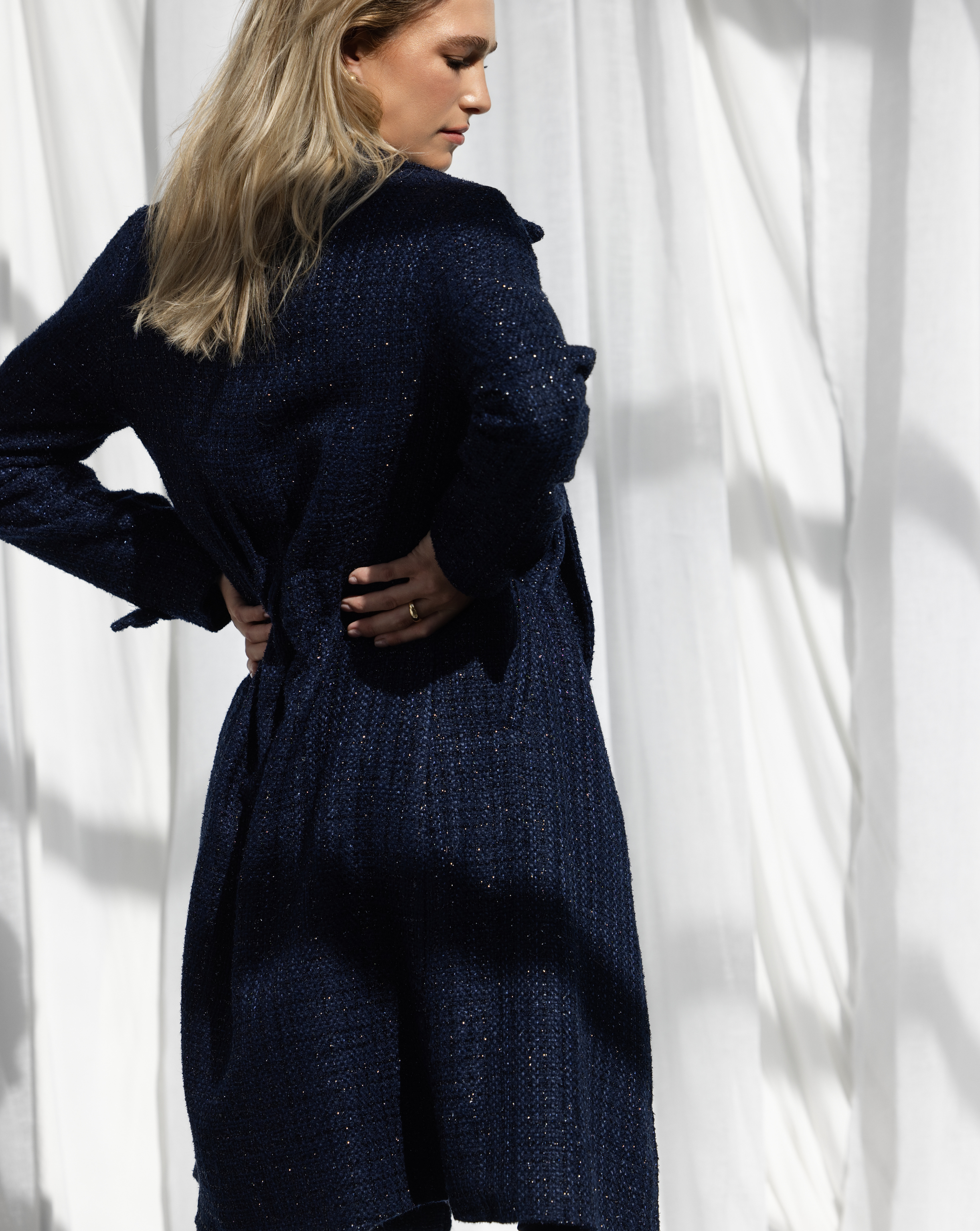 Vanya Coat | Navy