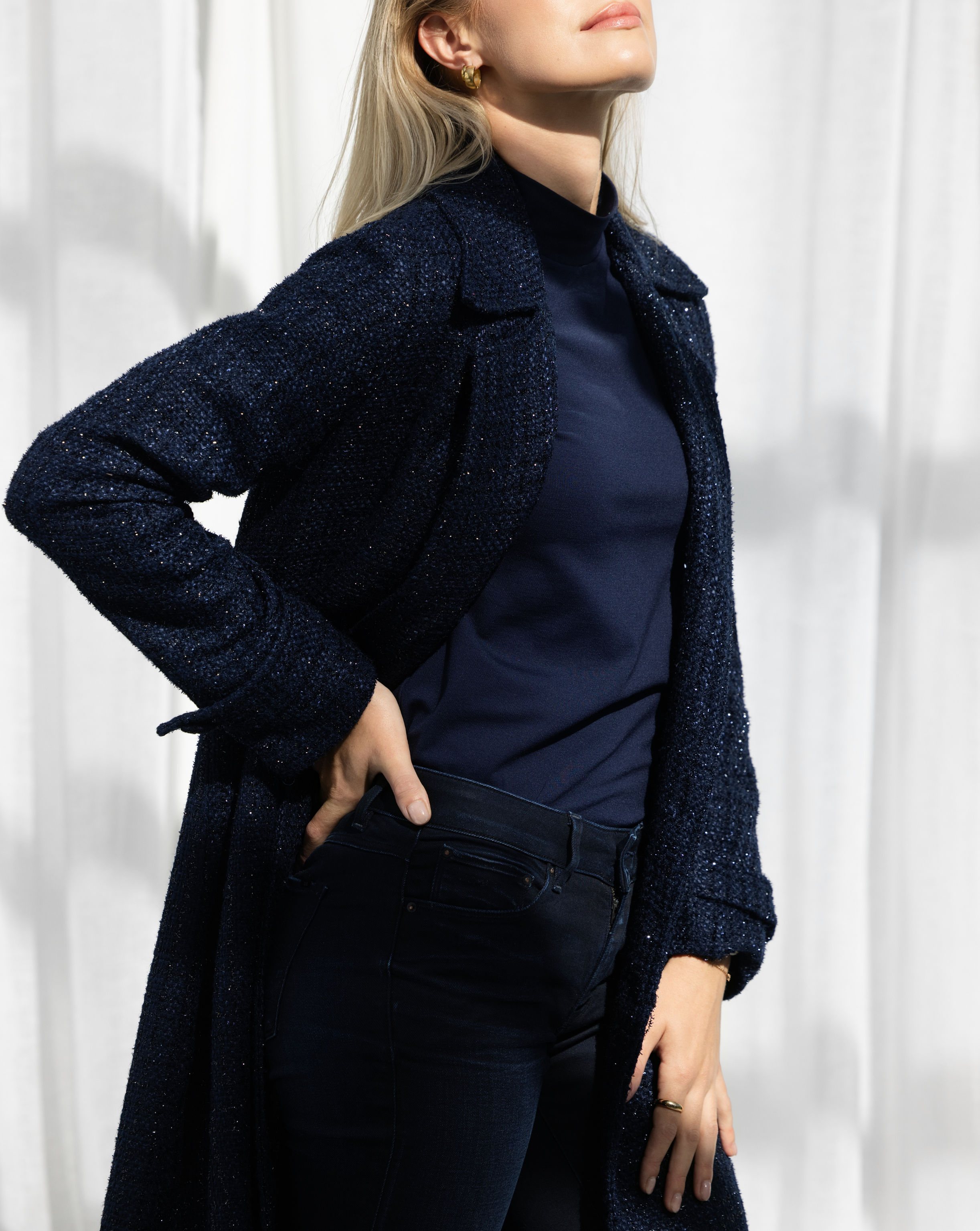 Vanya Coat | Navy