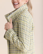 Kelly Coat | Yellow Bouclé (New 2025 Version)