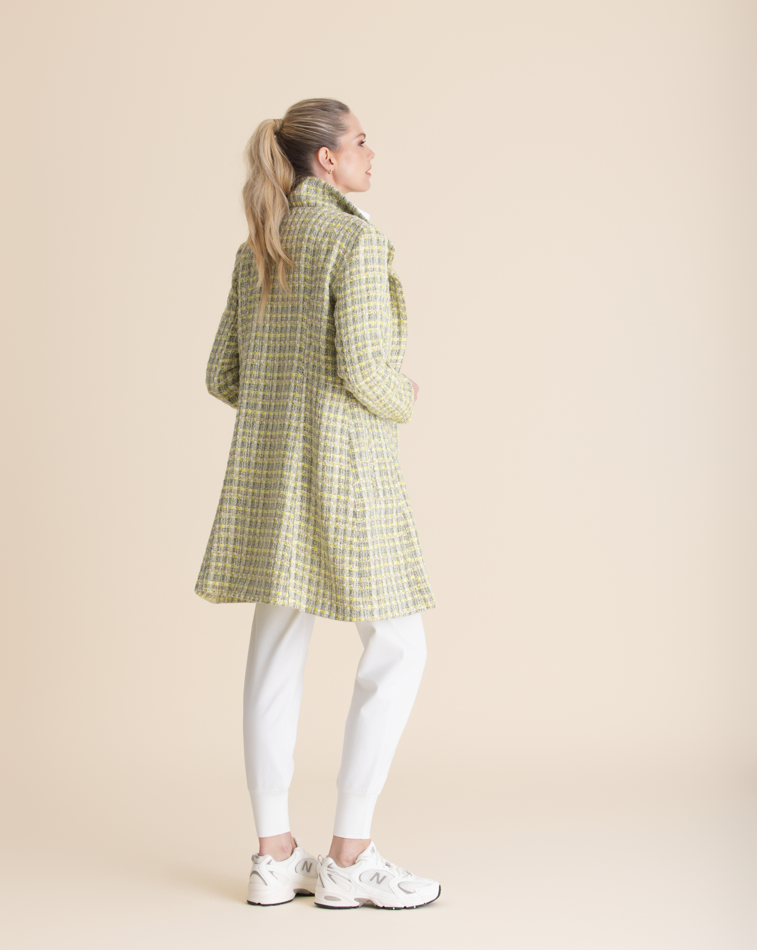Kelly Coat | Yellow Bouclé (New 2025 Version)