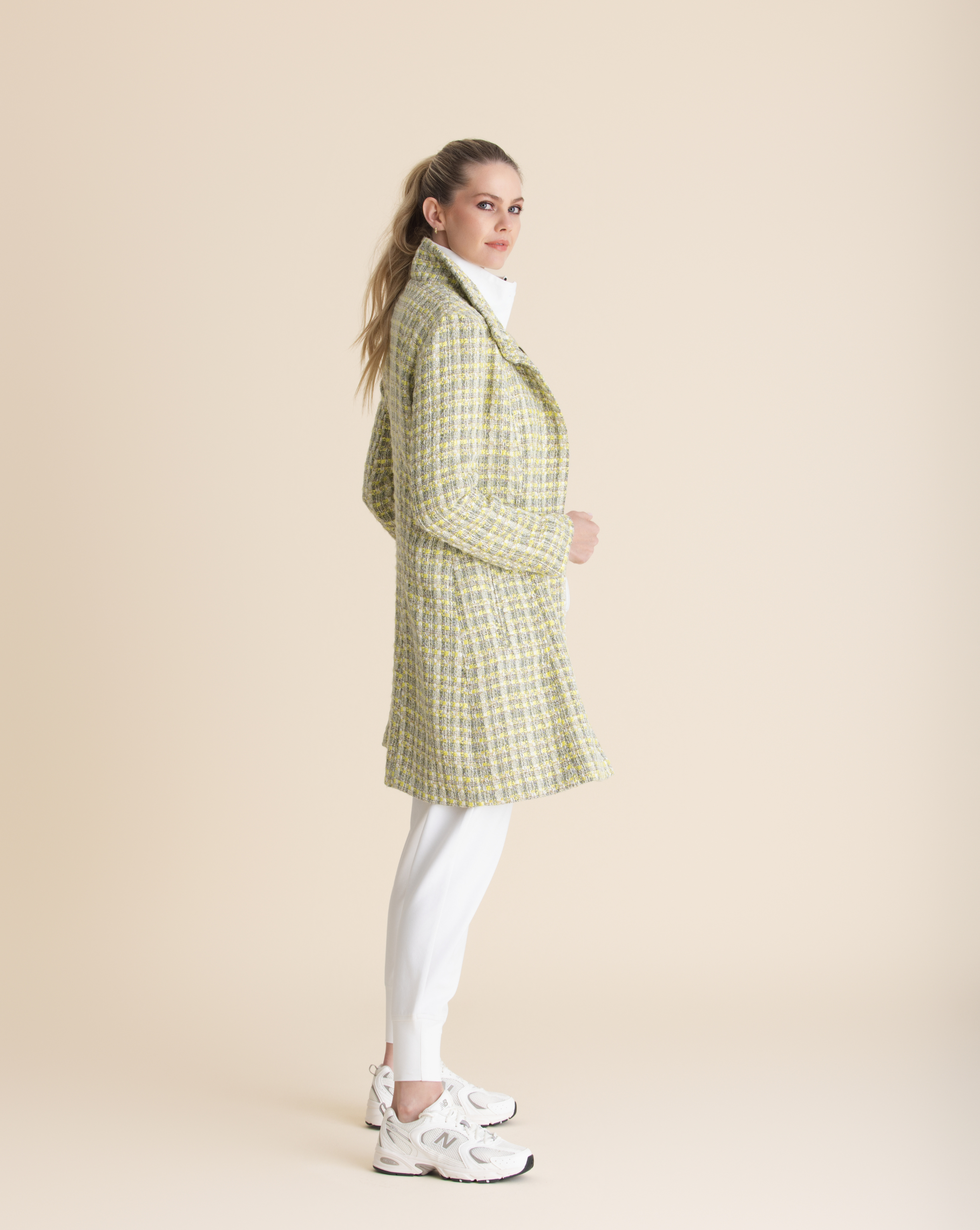 Kelly Coat | Yellow Bouclé (New 2025 Version)