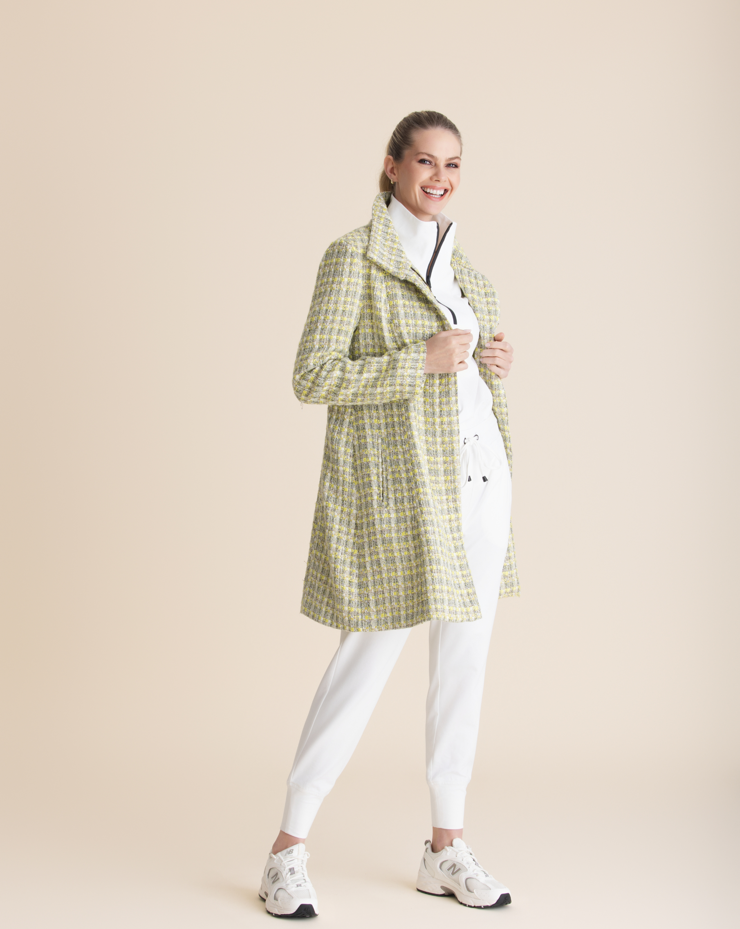 Kelly Coat | Yellow Bouclé (New 2025 Version)