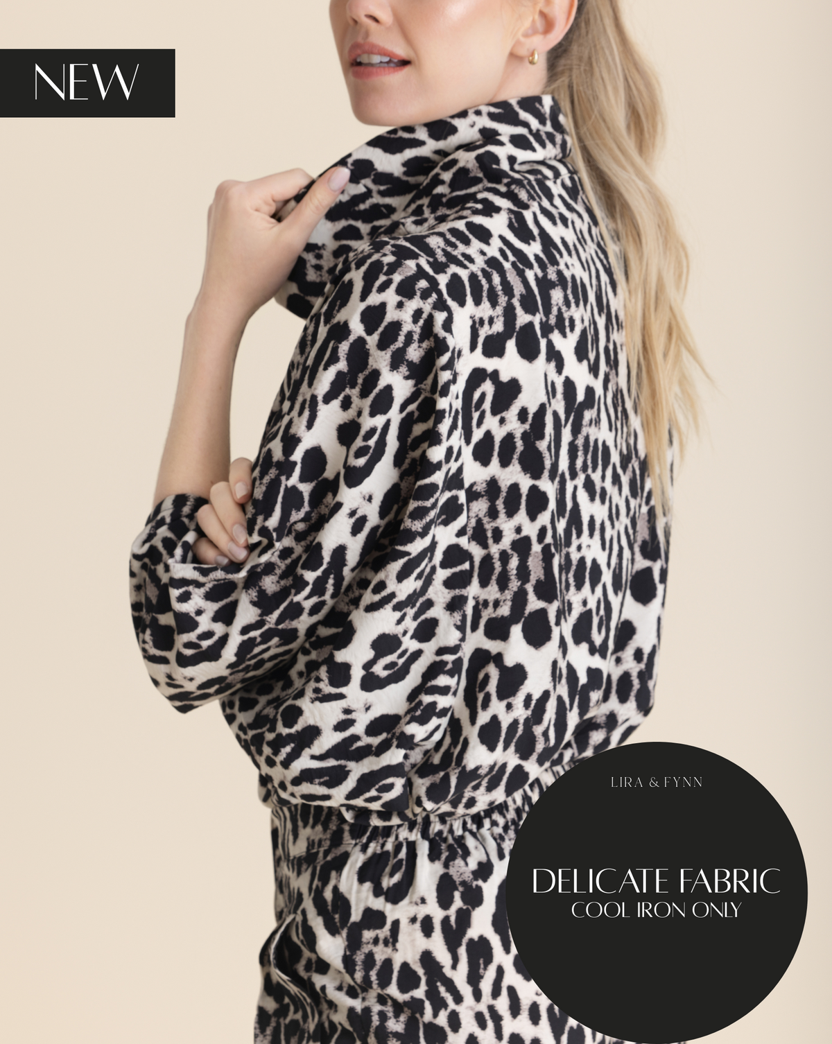 Caroline Top | Animal Print