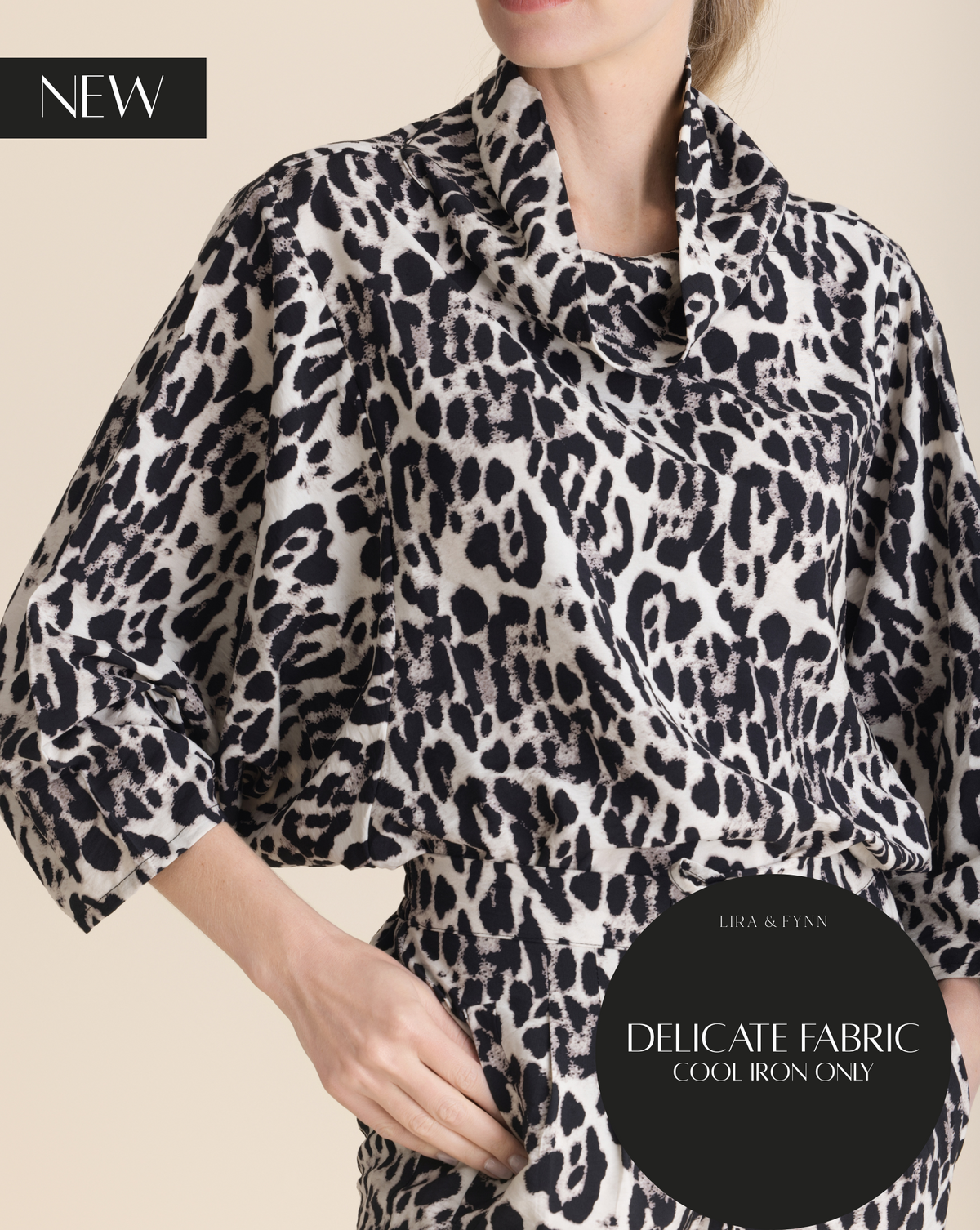Caroline Top | Animal Print