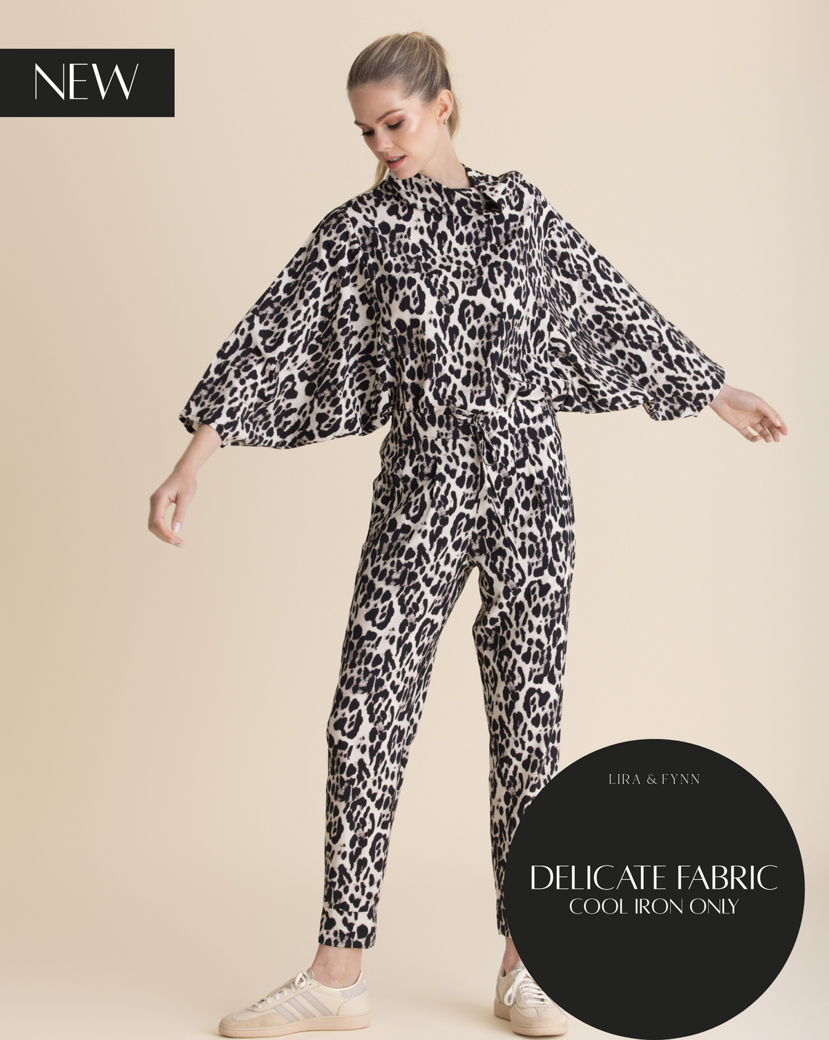 Caroline Top | Animal Print