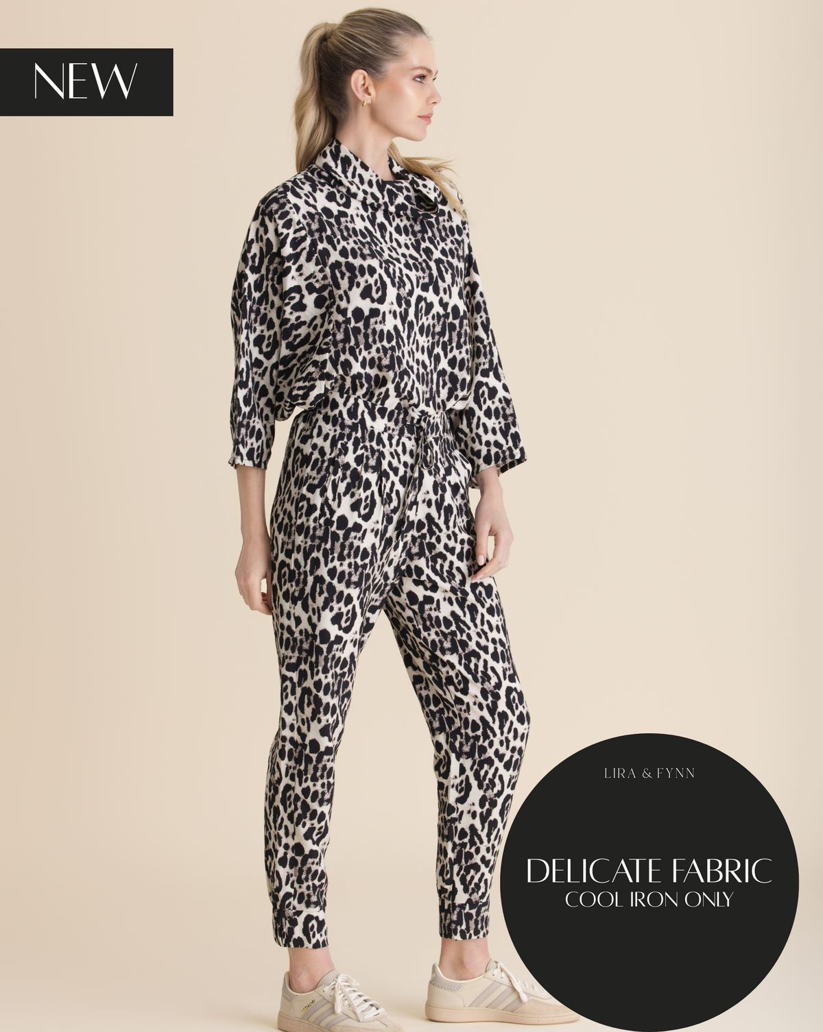 Caroline Top | Animal Print