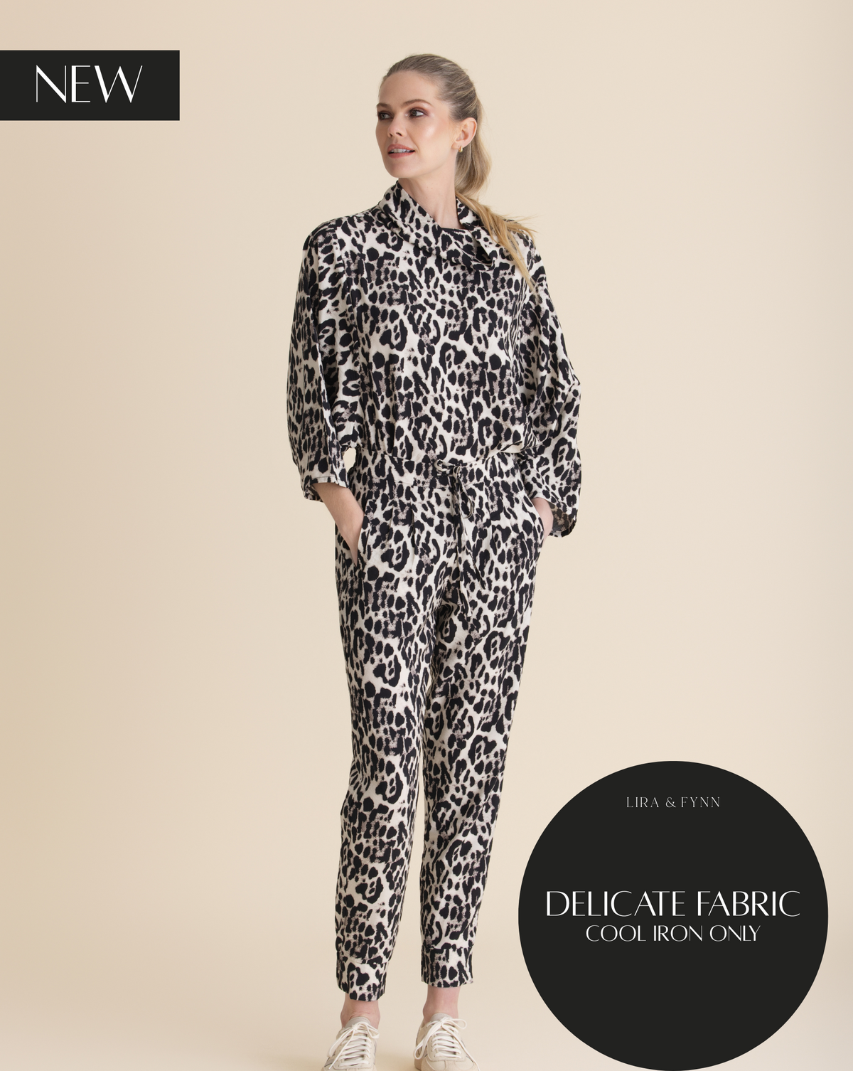 Caroline Top | Animal Print