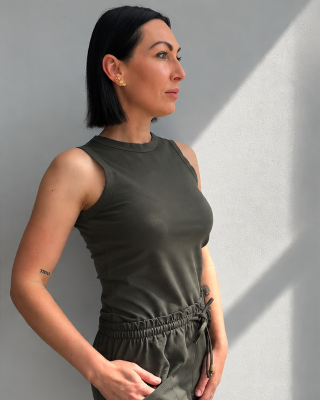 Basic Vest | Forest Green