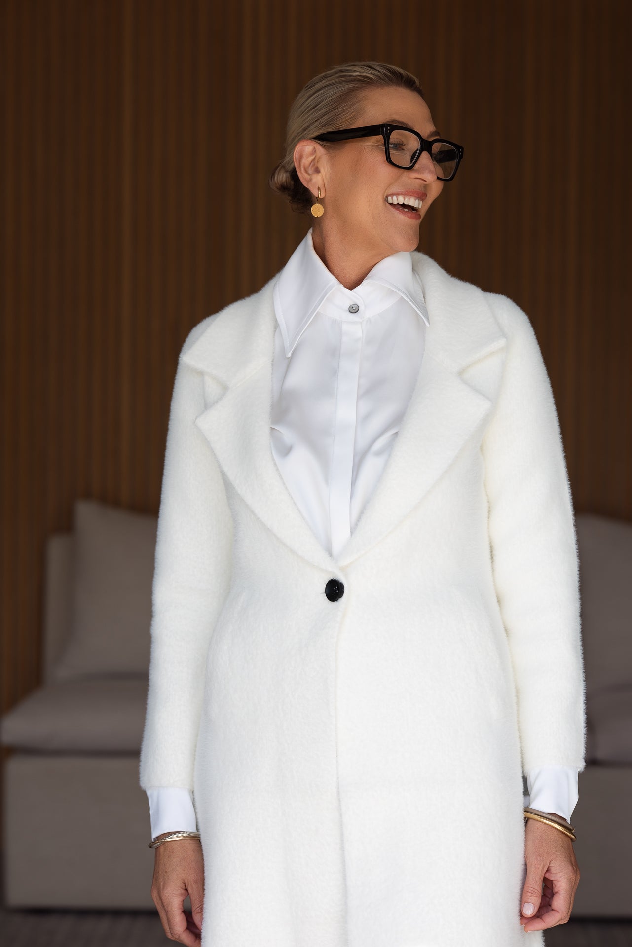 Aspen Coat | Ivory Snow