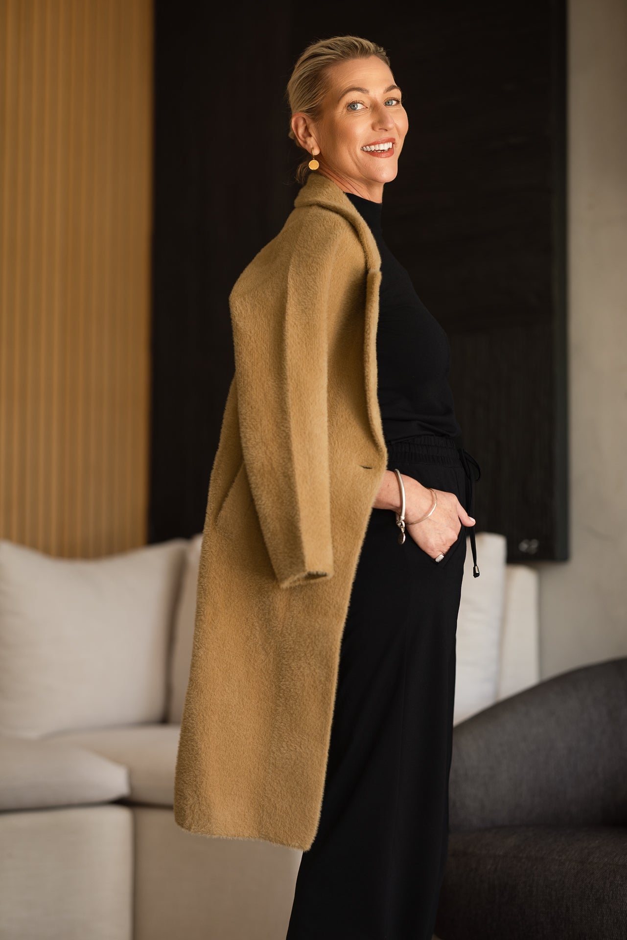 Aspen Coat | Sahara Camel
