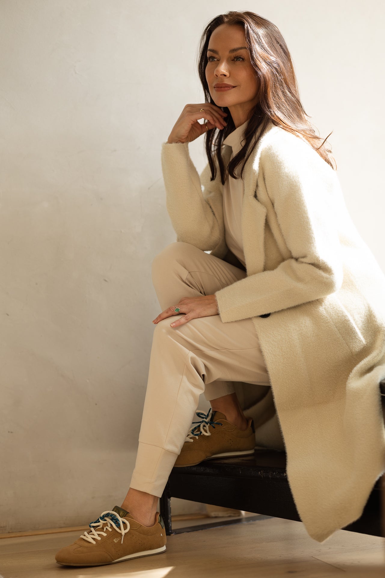 Aspen Coat | Soft Dune