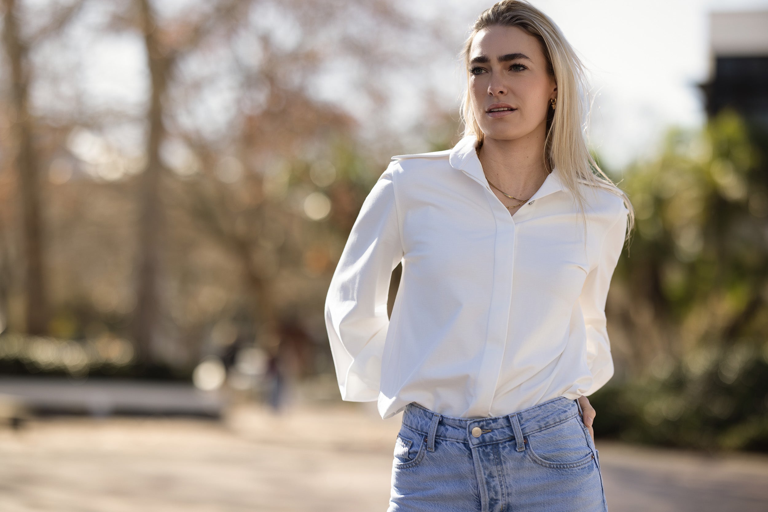 Classic Elle Shirt | Ivory