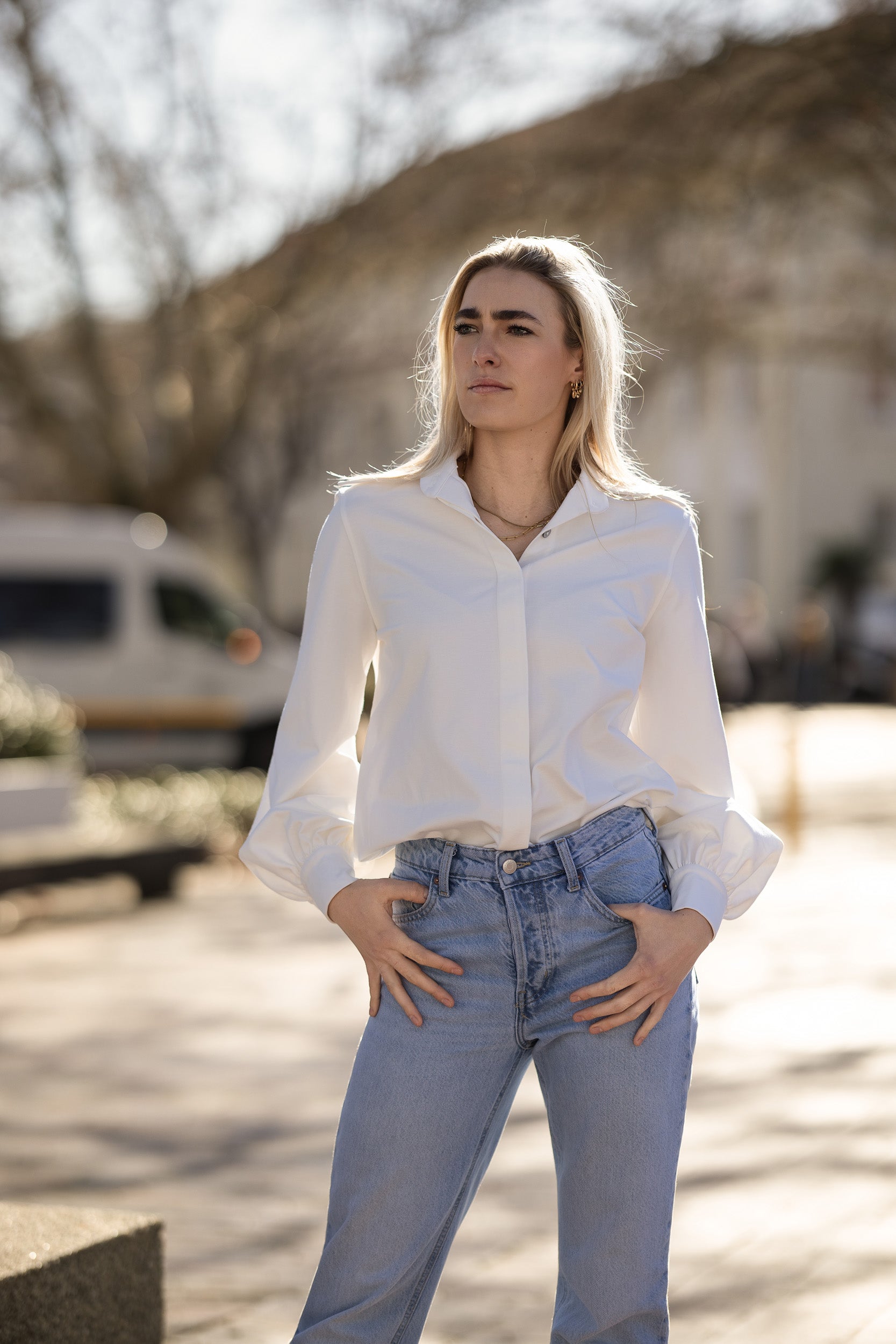 Classic Elle Shirt | Ivory