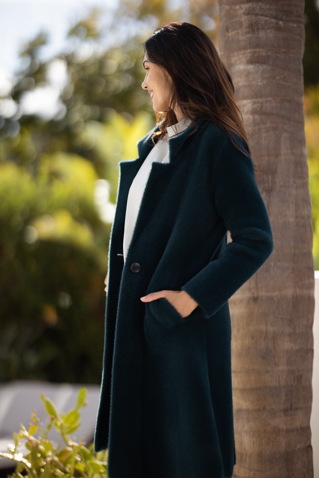 Aspen Coat | Arctic Teal Blue
