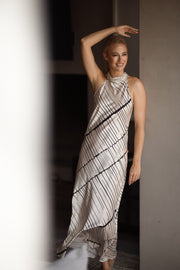 Jenna Halterneck Dress | Minimalist Lines