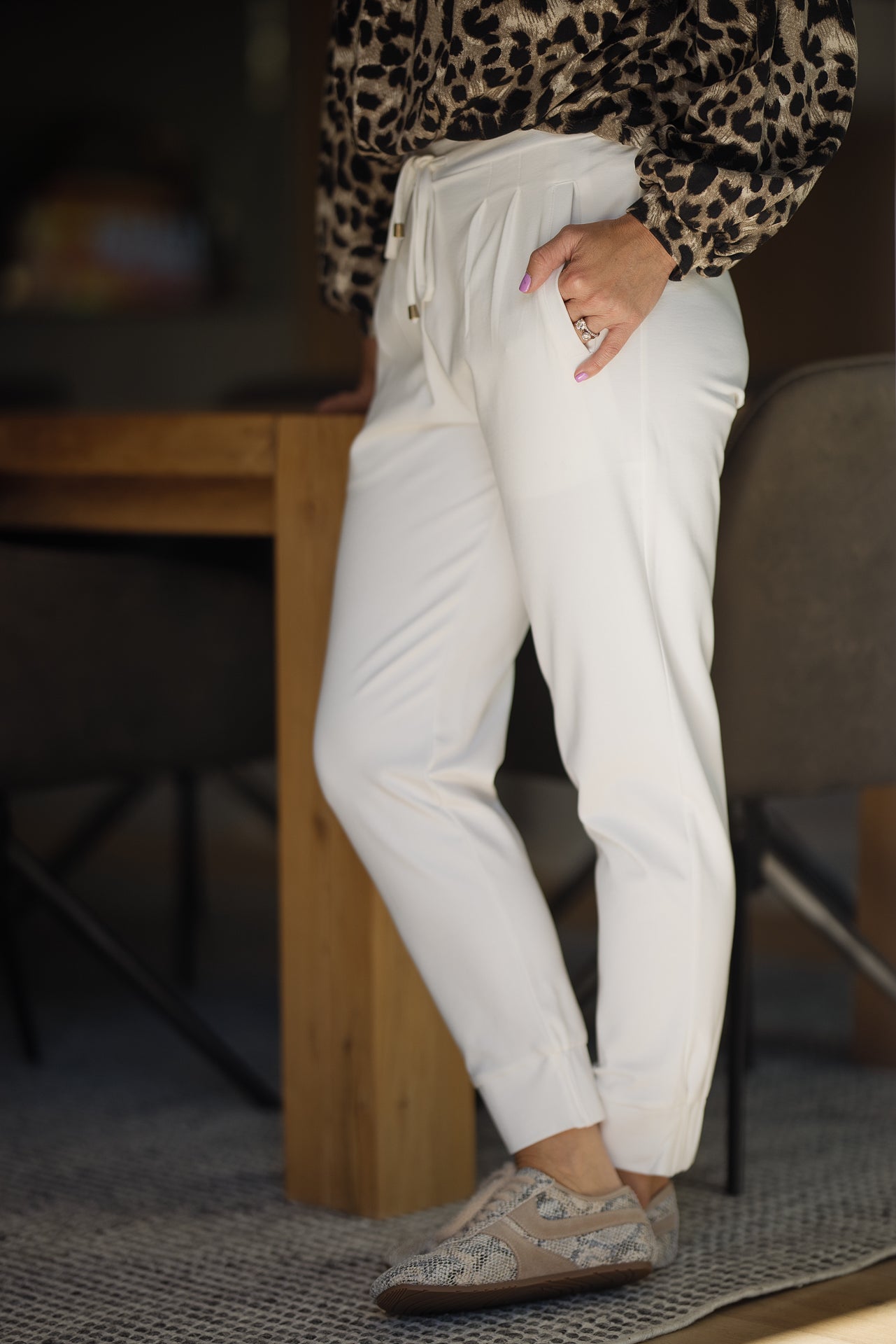 Maxine Jogger | Ivory