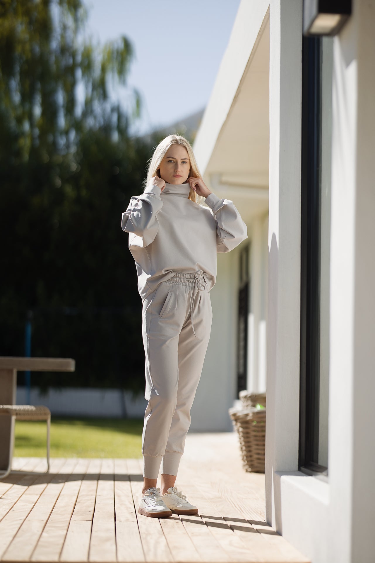 Oversized Orlando Top | Urban Taupe