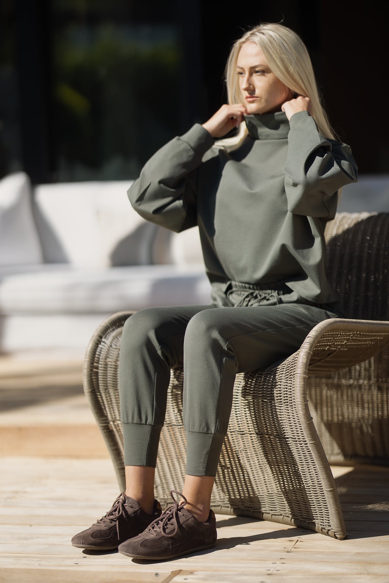 Oversized Orlando Top | Forest Green