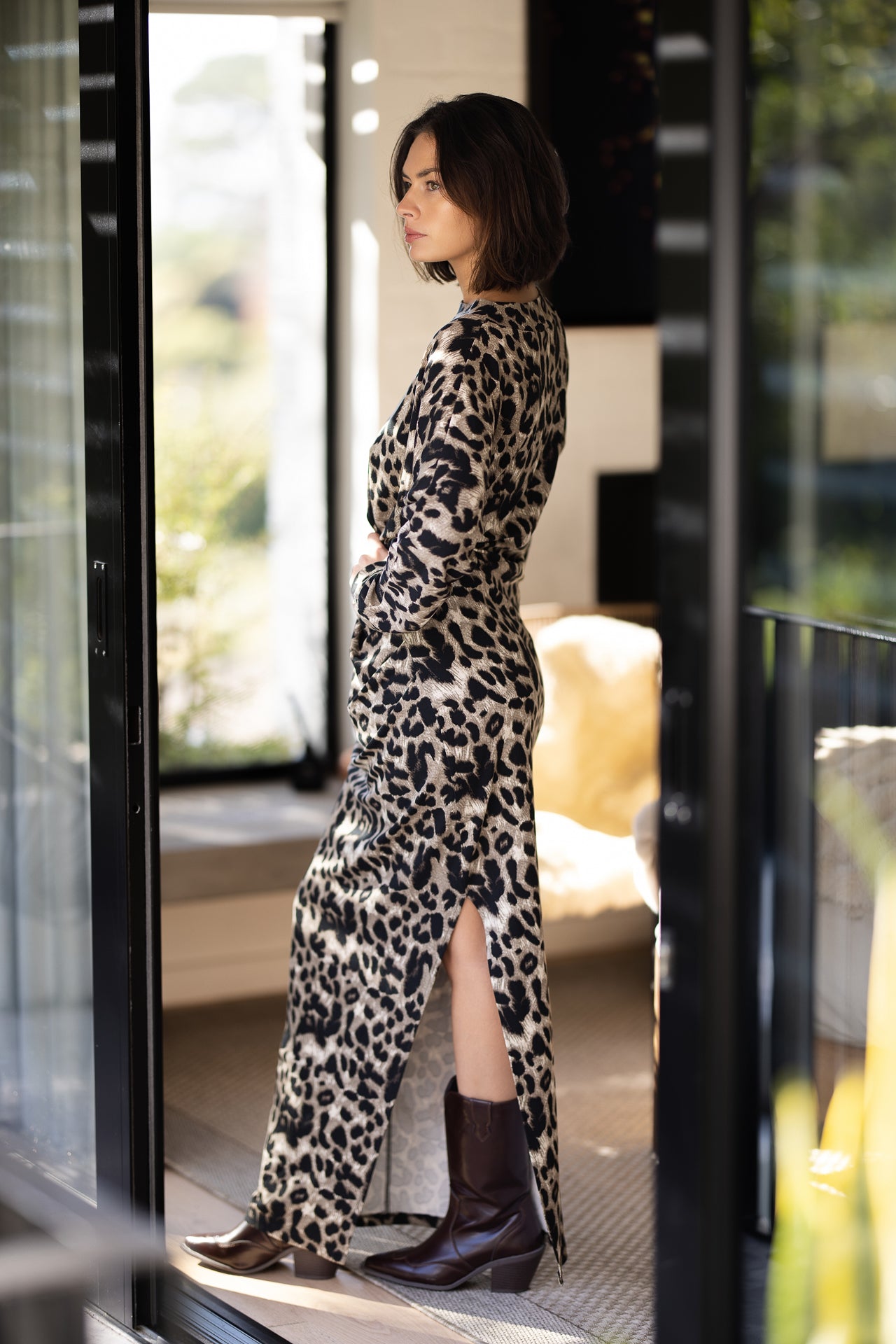 Milano Dress | Animal Print