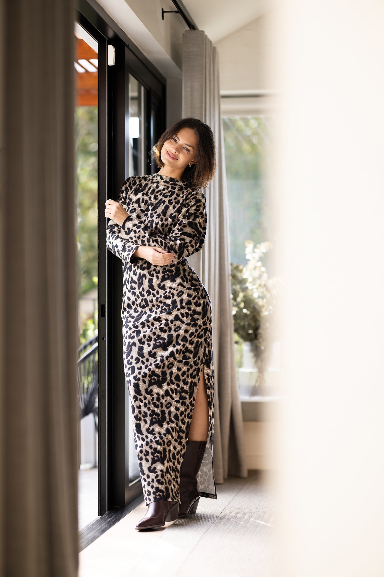 Milano Dress | Animal Print
