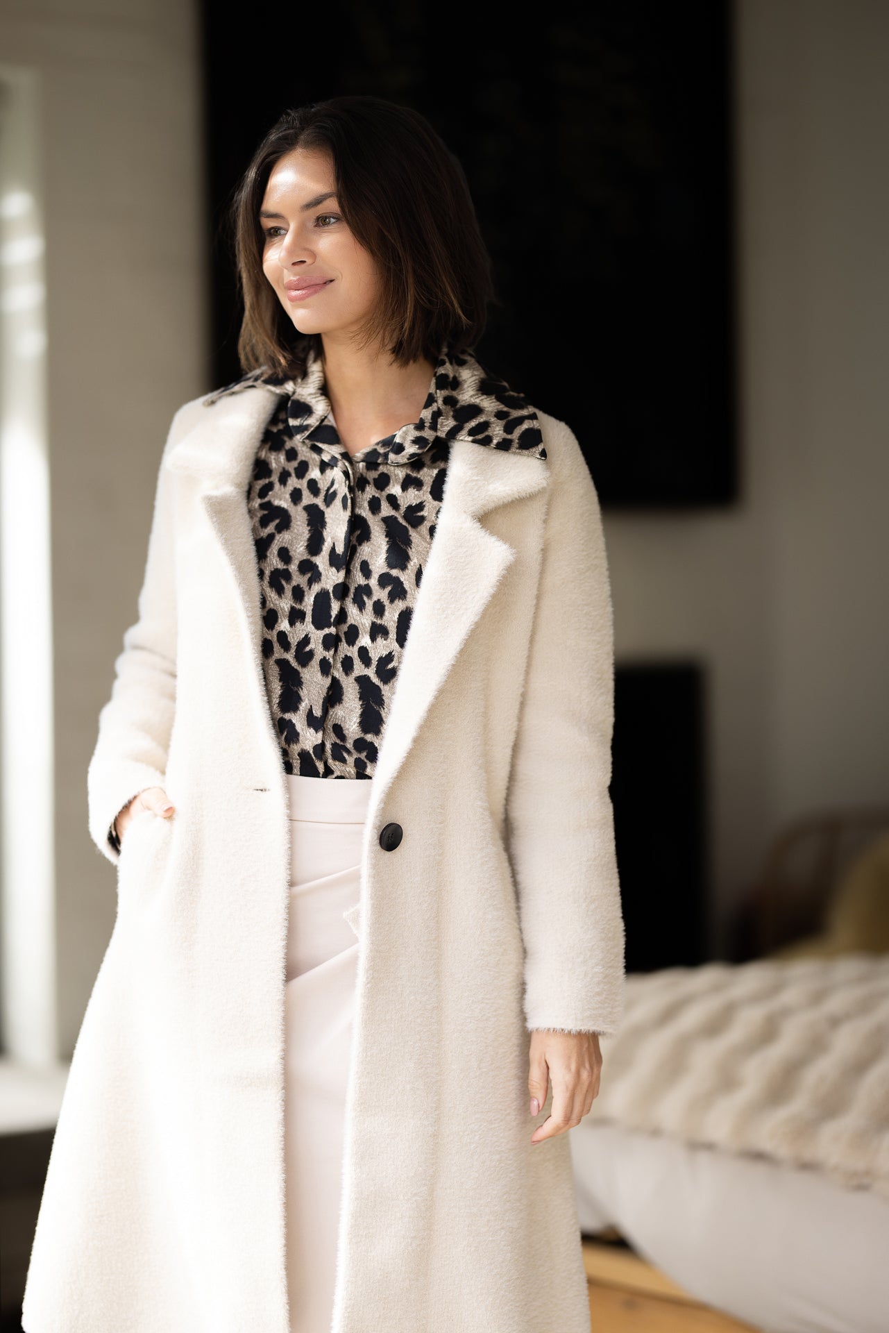 Classic Elle Shirt | Animal Print