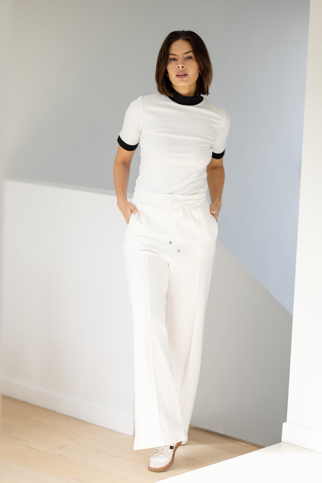 Lana Palazzo Pants | Ivory
