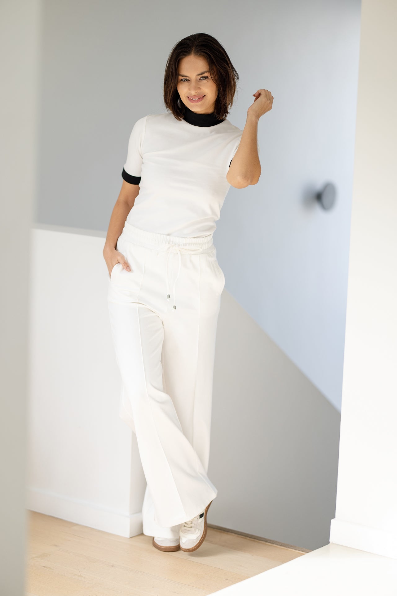Lana Palazzo Pants | Ivory