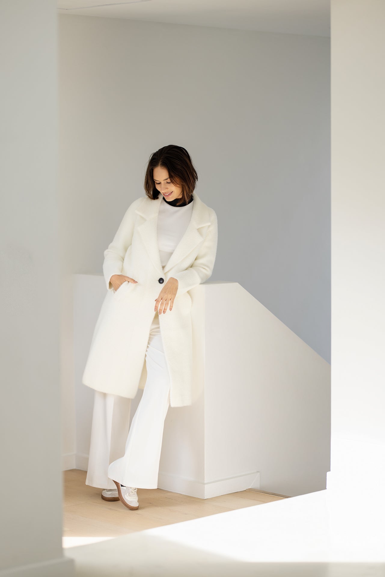 Aspen Coat | Ivory Snow