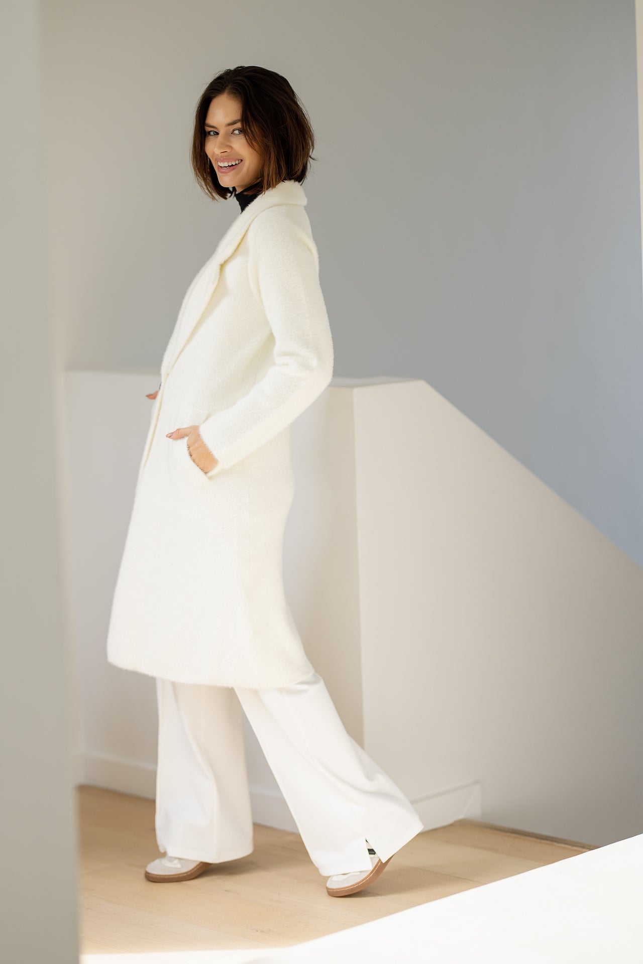 Aspen Coat | Ivory Snow