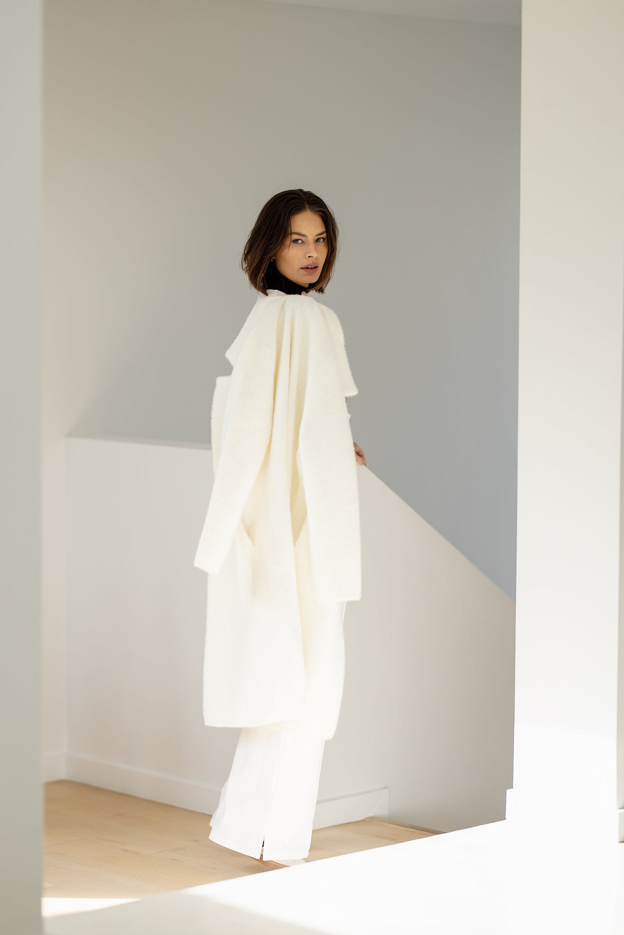 Aspen Coat | Ivory Snow