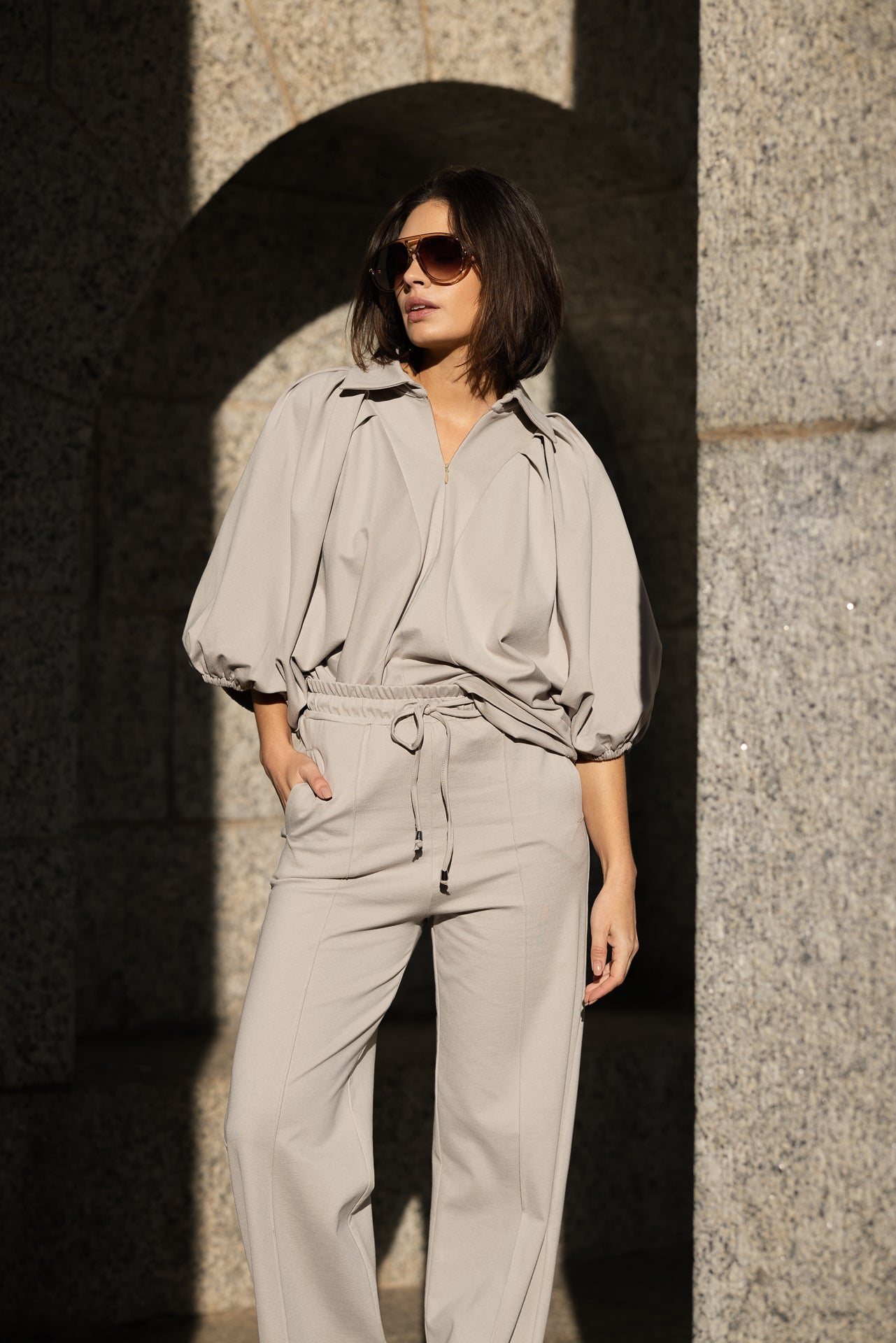 Monaco Top | Urban Taupe
