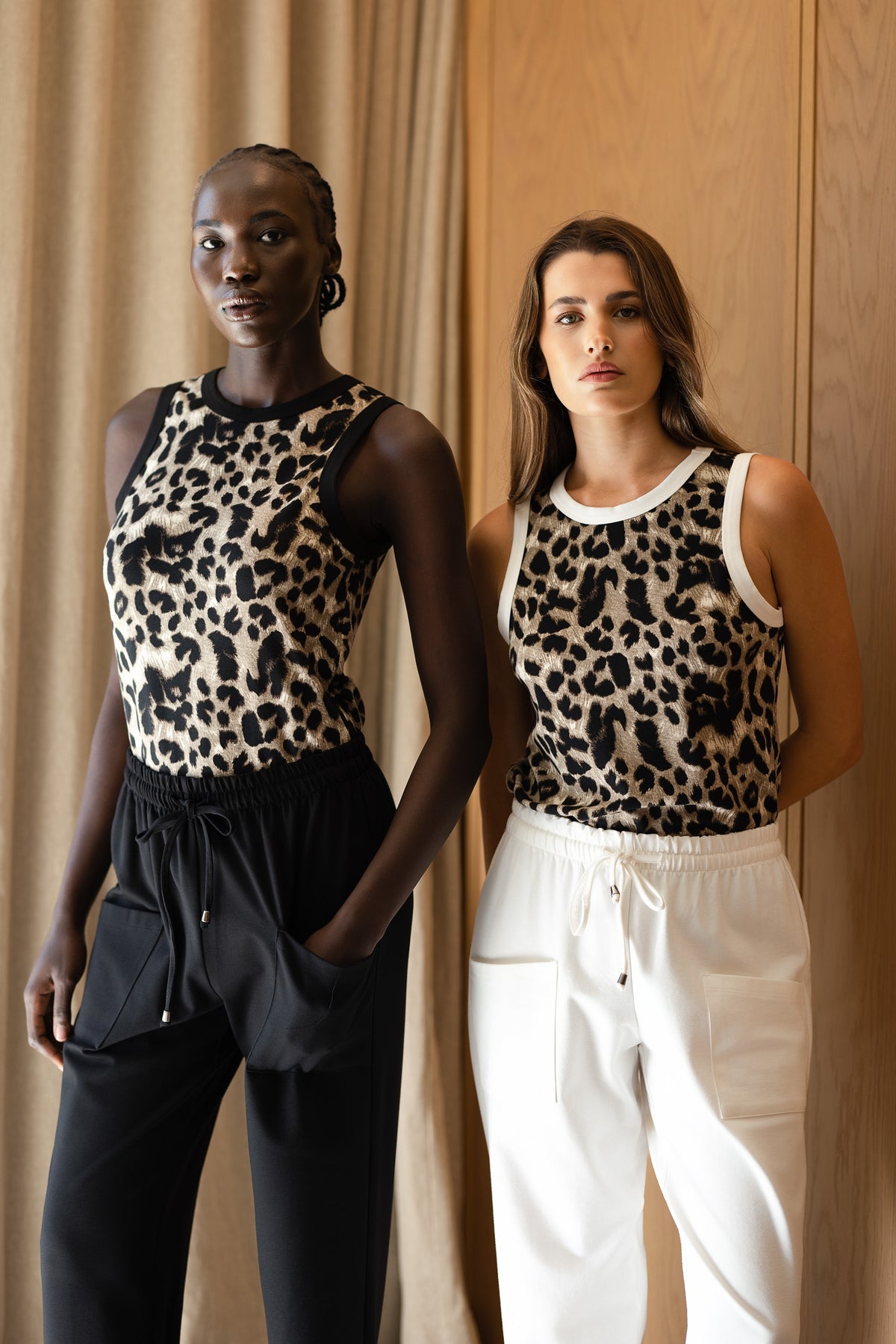 Basic Vest | Animal & Ivory Edge