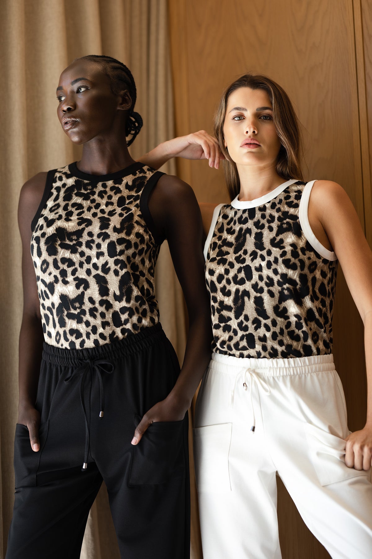 Basic Vest | Animal & Ivory Edge