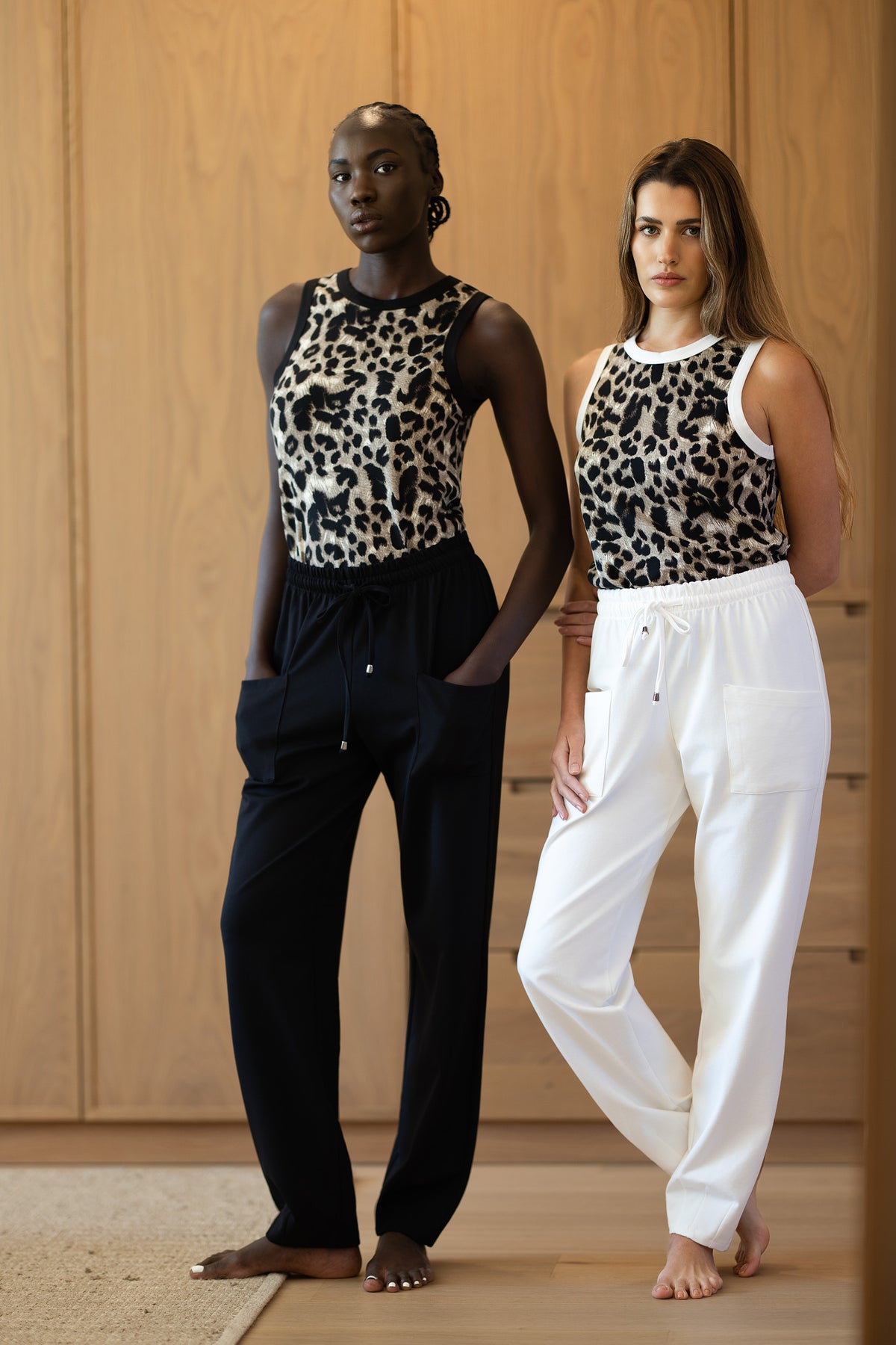 Basic Vest | Animal & Ivory Edge