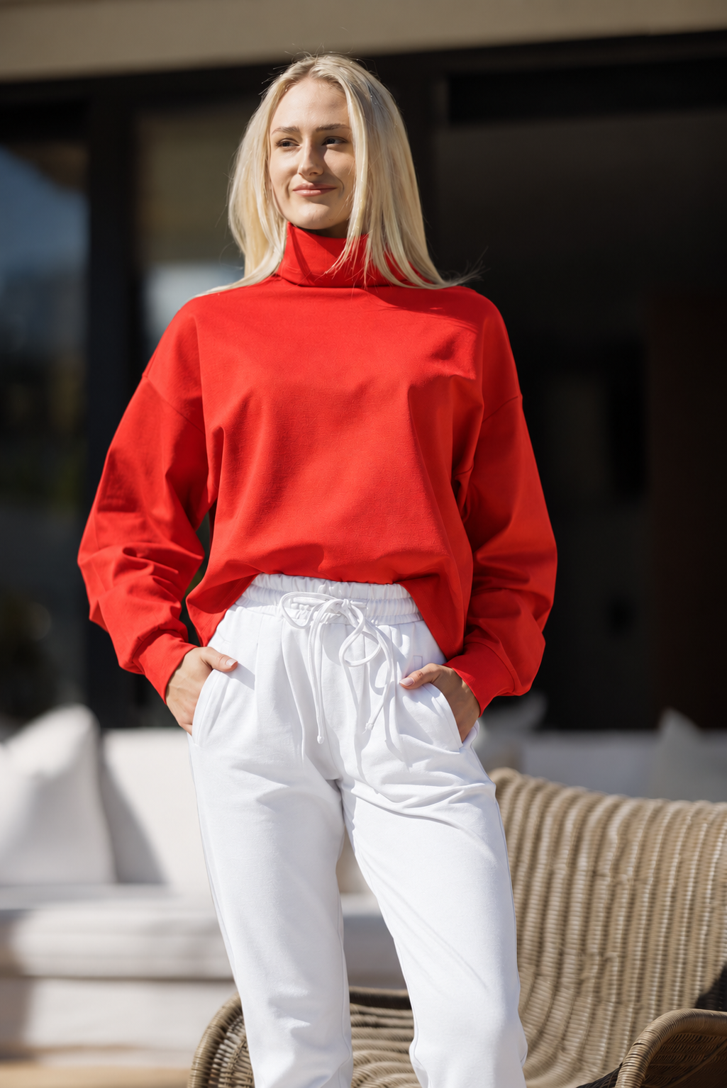 Oversized Orlando Top | Lava