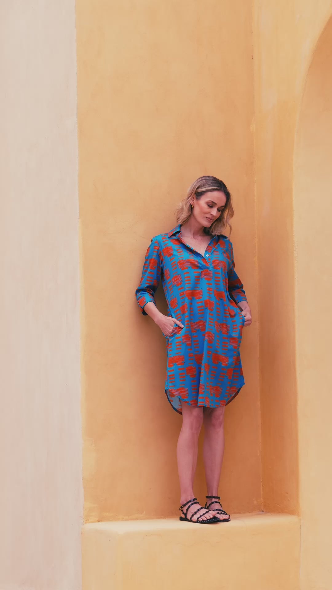 Load video: Willow Dress |  Turquoise Squarish